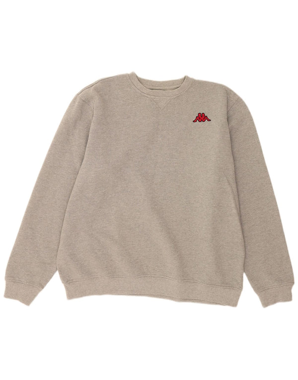 Ανδρικό φούτερ Kappa Jumper 2XL Γκρι βαμβακερό