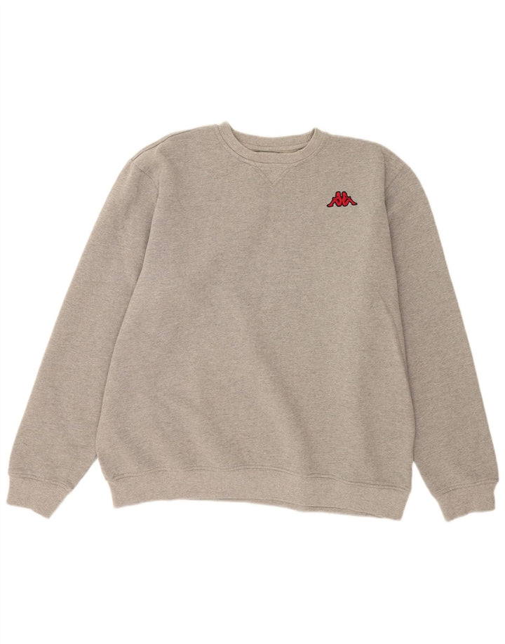 Ανδρικό φούτερ Kappa Jumper 2XL Γκρι βαμβακερό