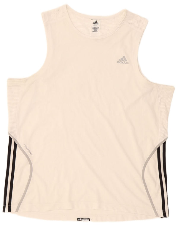 Ανδρικό γιλέκο Adidas Top XL Λευκός πολυεστέρας