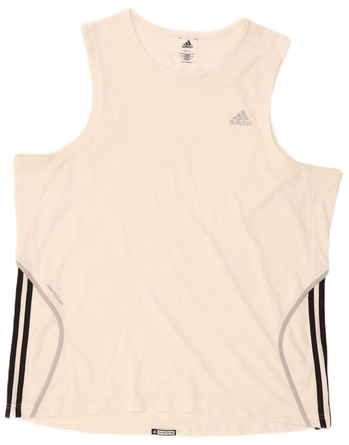 Ανδρικό γιλέκο Adidas Top XL Λευκός πολυεστέρας