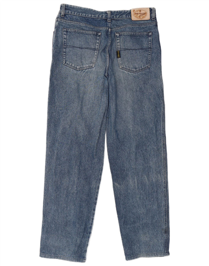 Ανδρικό τζιν Trussardi Straight IT 52 XL W38 L32 Μπλε βαμβακερό