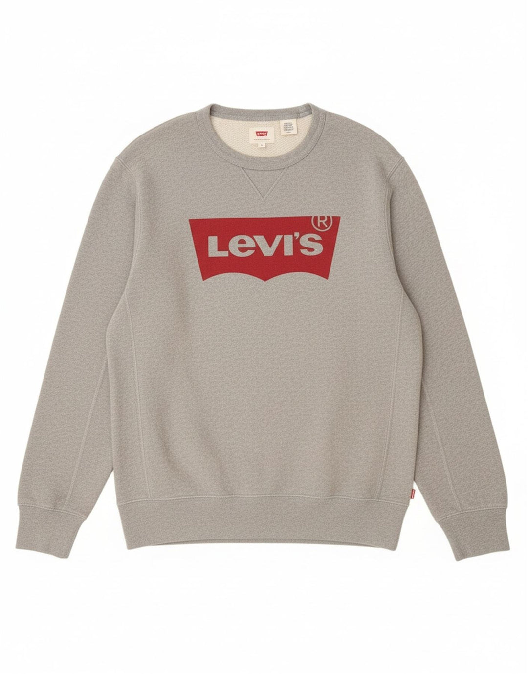 Ανδρικό γραφικό φούτερ Levi's Μικρό γκρι βαμβακερό