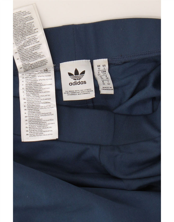 Γυναικεία γραφικά κολάν Adidas UK 10 Small Navy Blue Polyester