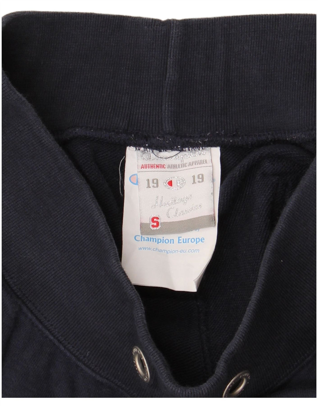 Γυναικεία αθλητική φόρμα CHAMPION Παντελόνι Joggers UK 8 Small Navy Blue Cotton