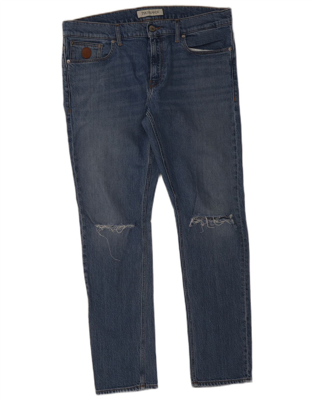 Ανδρικό τζιν Trussardi Distressed Slim W34 L31 Blue