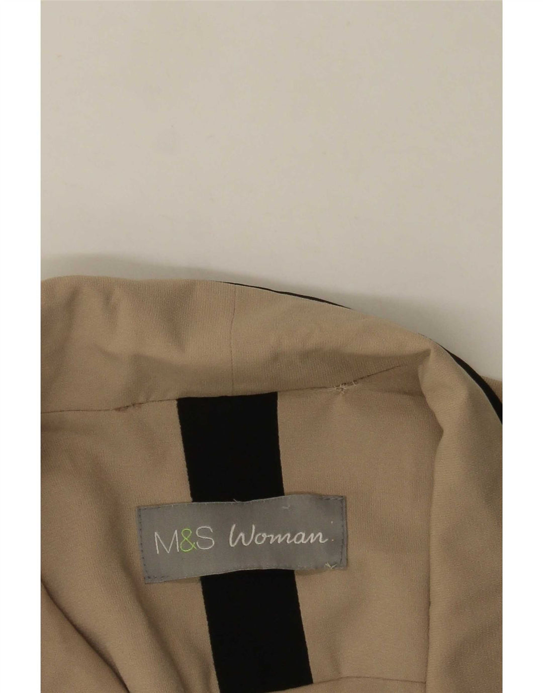 Marks & Spencer Γυναικείο μπουφάν 3/4 με ανοιχτό μπλέιζερ UK 12 Medium Beige