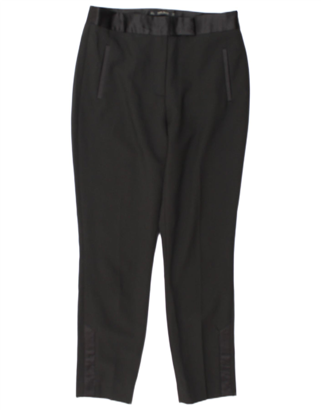 Zara Γυναικείο Slim Casual Παντελόνι Μεγάλο W30 L29 Μαύρο Πολυεστέρα