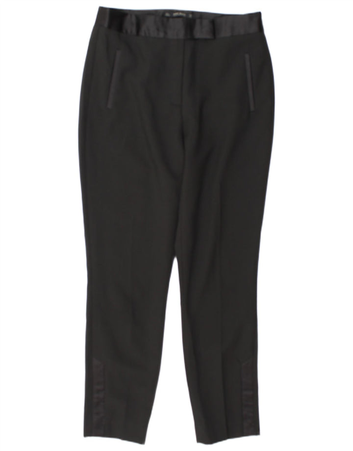 Zara Γυναικείο Slim Casual Παντελόνι Μεγάλο W30 L29 Μαύρο Πολυεστέρα