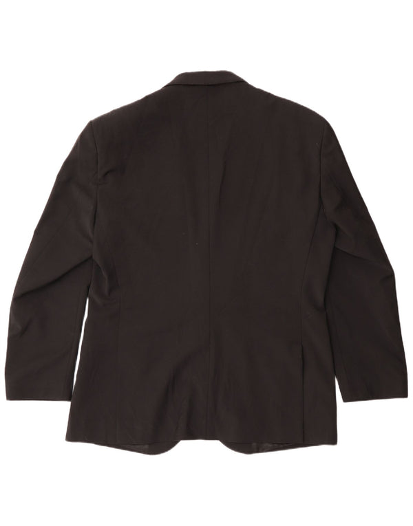 Calvin Klein Ανδρικό σακάκι 2 κουμπιών Blazer IT 52 XL Μαύρο πολυεστέρα