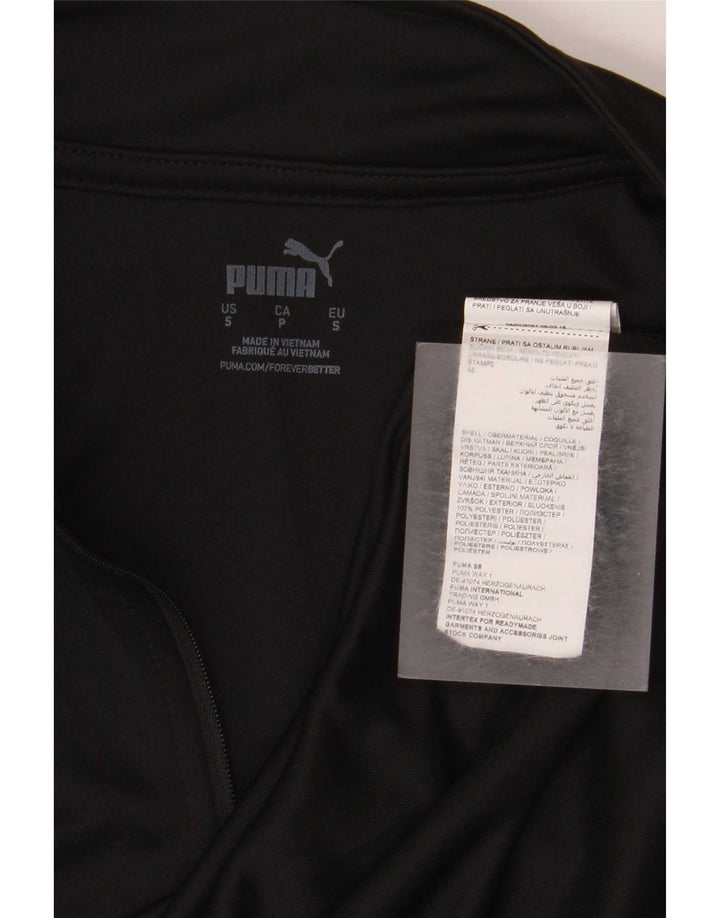 Ανδρική φόρμα Puma Lombardia Uno με γραφικό φερμουάρ πουλόβερ στο πάνω μέρος μικρό μαύρο