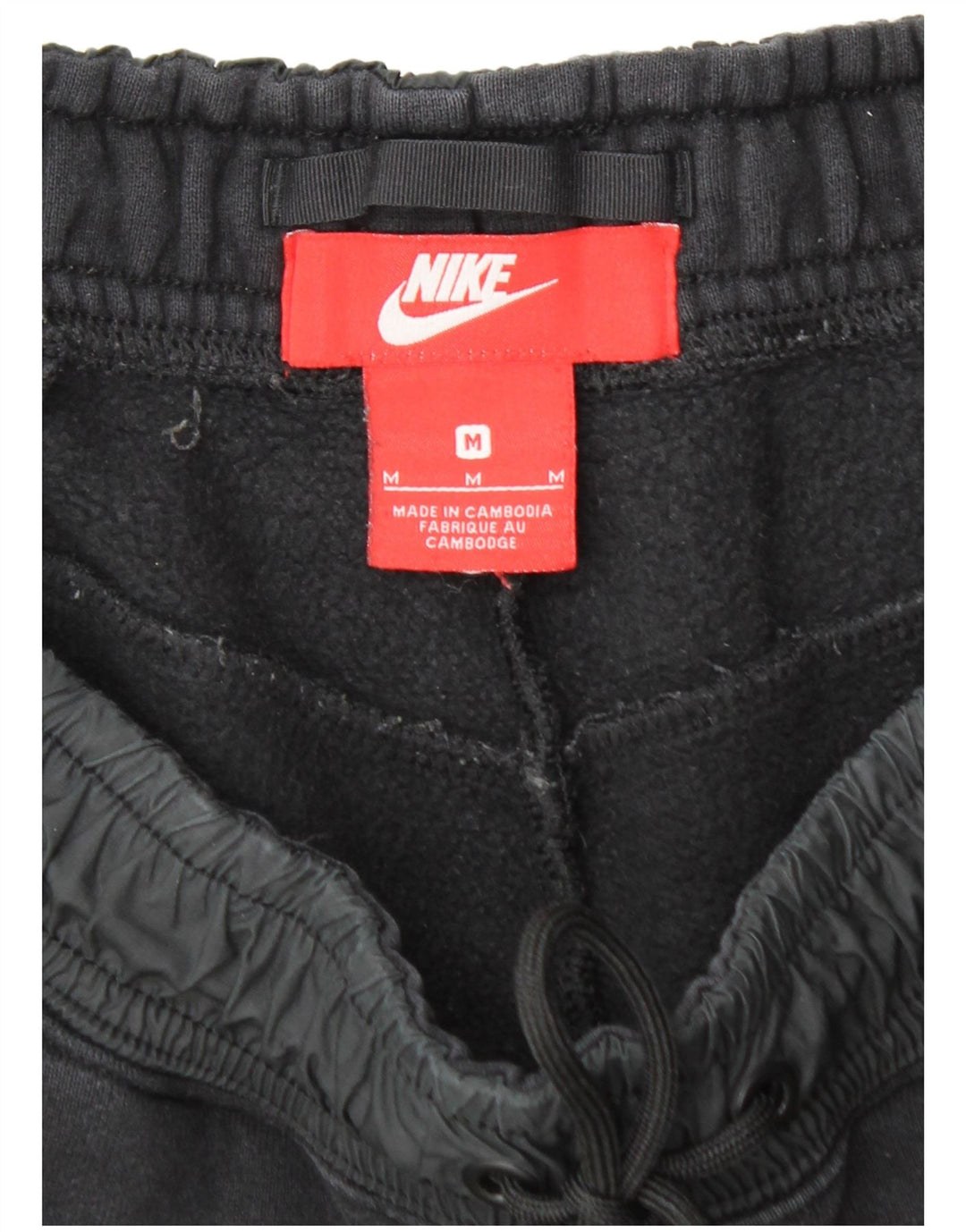 Ανδρική φόρμα NIKE Παντελόνι Joggers Μεσαίο μαύρο βαμβακερό