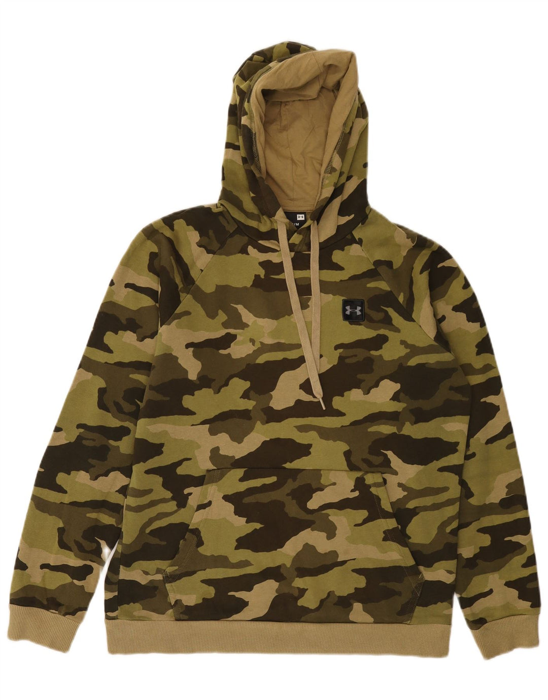Under Armour Mens Hoodie Jumper Μεσαίο Χακί Καμουφλάζ