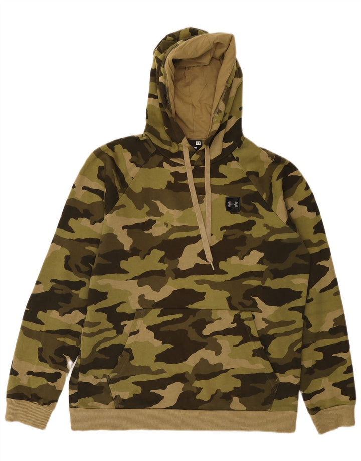 Under Armour Mens Hoodie Jumper Μεσαίο Χακί Καμουφλάζ