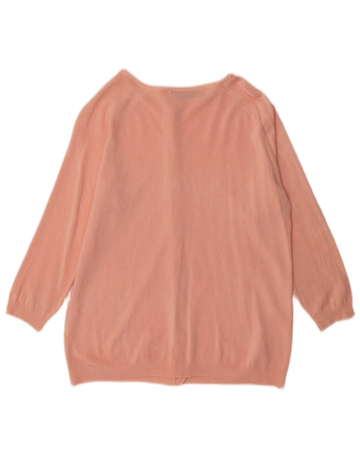 Zara Γυναικεία Ζακέτα UK 16 Large Pink