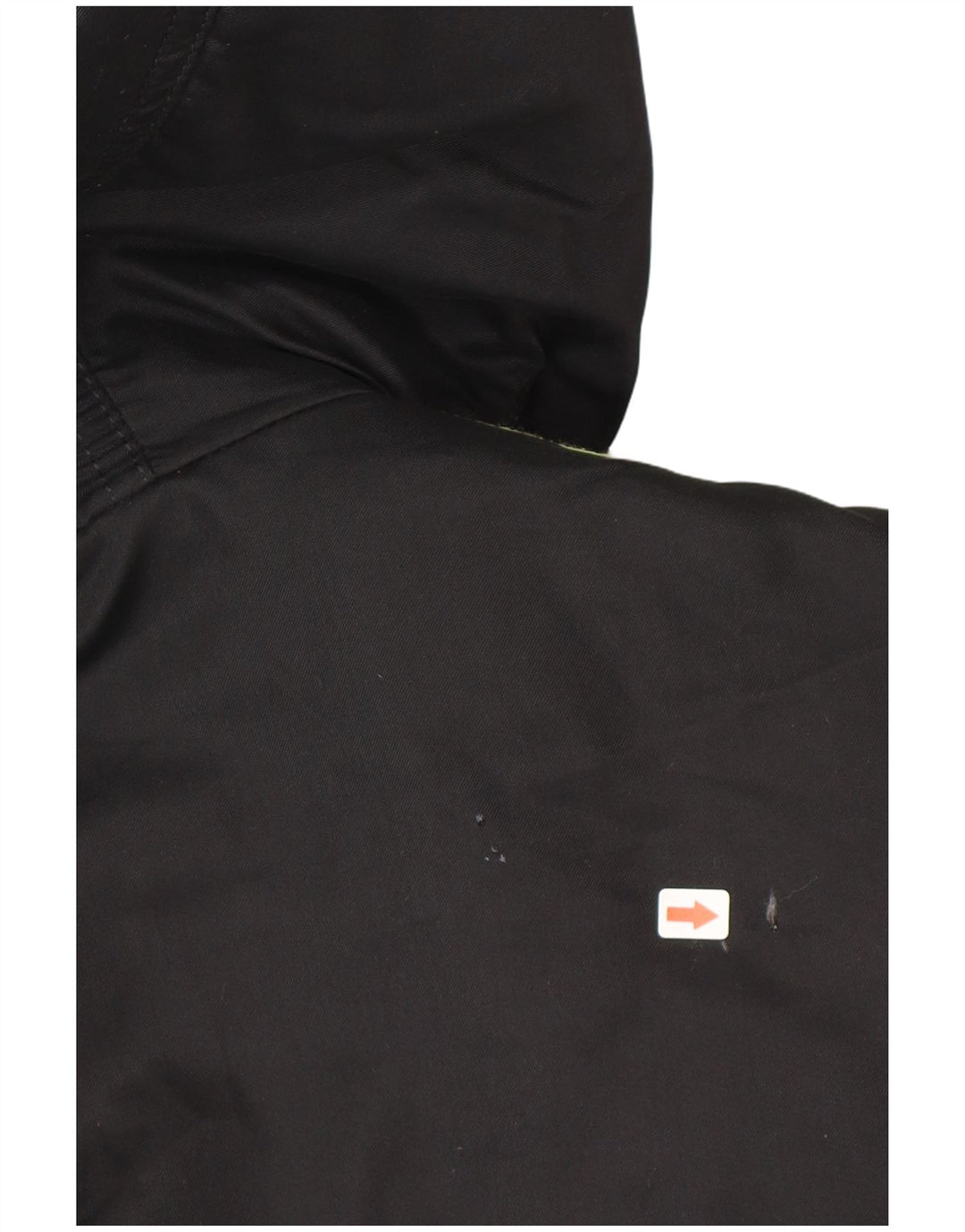 Ανδρικό τζάκετ Valentino με κουκούλα US 42 XL Μαύρο γεωμετρικό πολυεστέρα