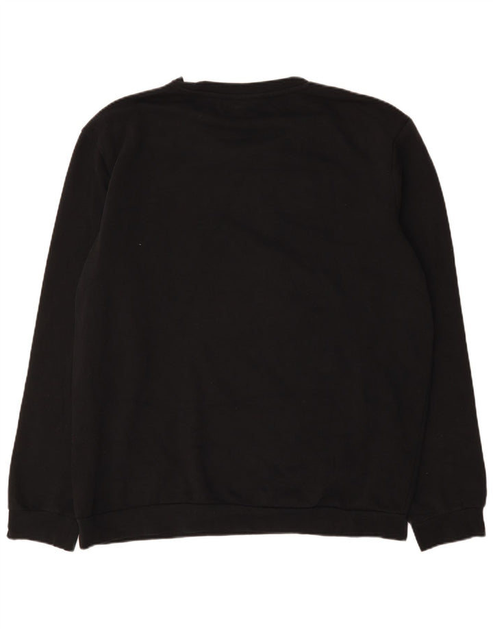 Ανδρικό γραφικό φούτερ Kappa Jumper 2XL Μαύρο βαμβακερό