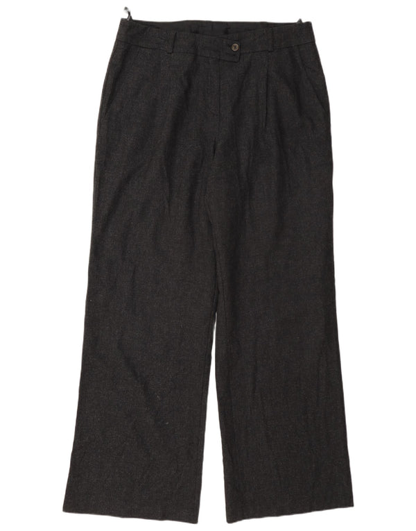 Marks & Spencer Γυναικεία Ψηλόμεση Παντελόνι UK 14 Large W34 L33 Grey