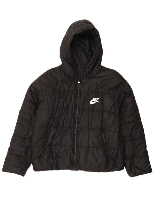 Γυναικείο σακάκι Nike Therma-Fit με κουκούλα μεγάλου μεγέθους με επένδυση UK 16 μεγάλο μαύρο