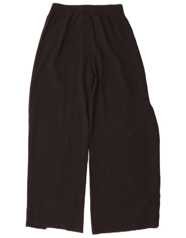Zara Γυναικείο Ψηλόμεσο Φαρδύ παντελόνι Casual Medium W30 L29 Μαύρο