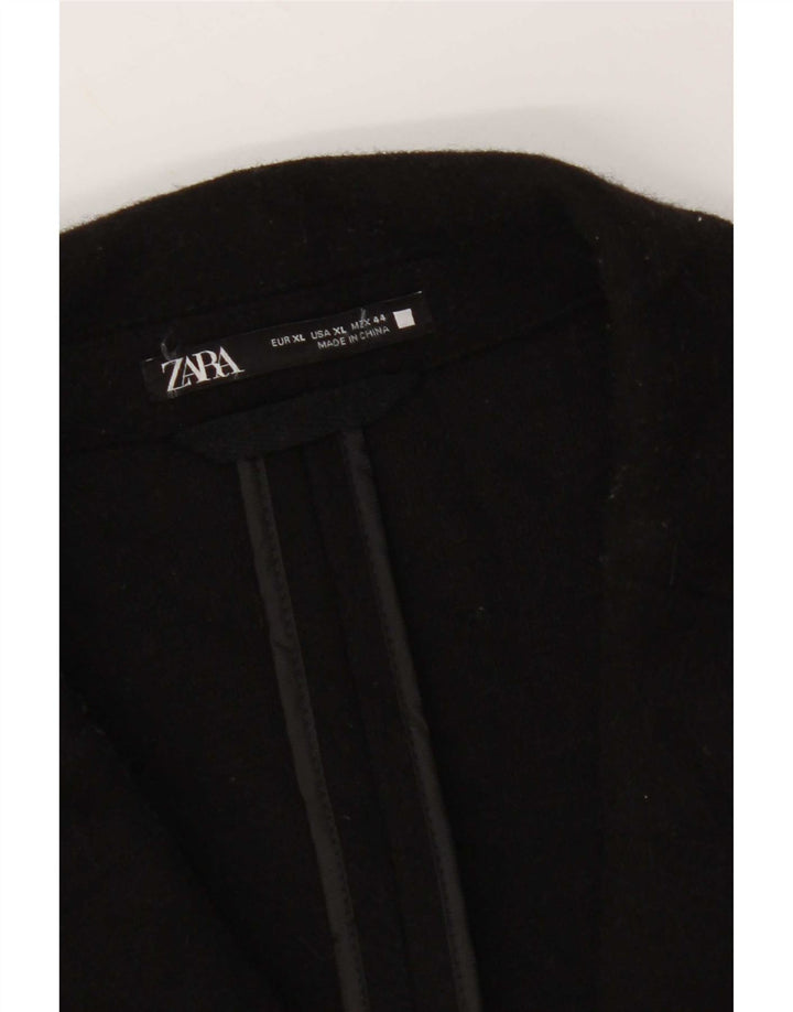 Zara Ανδρικό Πανωφόρι UK 42 XL Μαύρο
