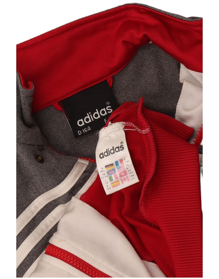 Adidas Boys αθλητική φόρμα 13-14 ετών γκρι πολυεστέρας