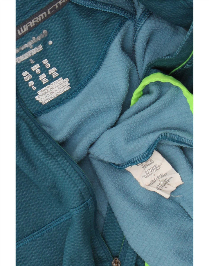 Ανδρική φόρμα πουλόβερ με φερμουάρ Champion Top Large Blue Polyester