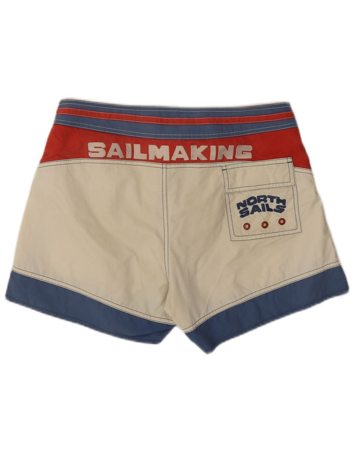 Γυναικεία σορτς κολύμβησης North Sails UK 14 Medium Off White Colourblock