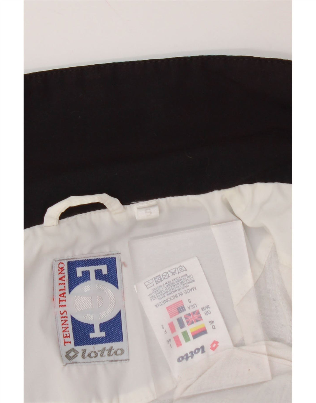 Ανδρική φόρμα LOTTO Top Jacket UK 36/38 Small White Colourblock Polyester