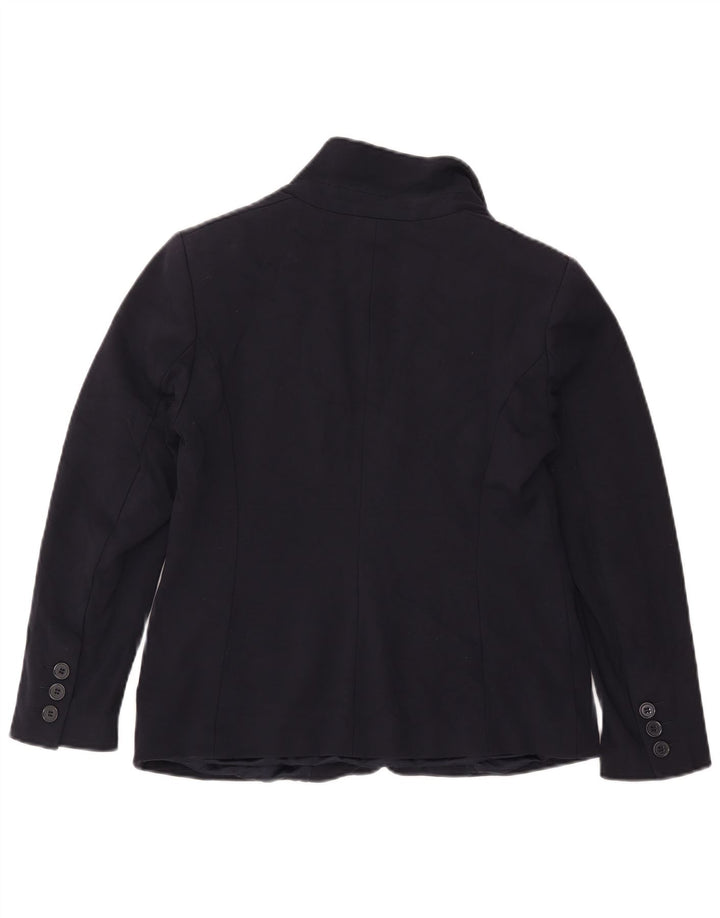 Marks & Spencer Γυναικείο Μπουφάν Blazer 1 Κουμπιού UK 12 Medium Navy Blue