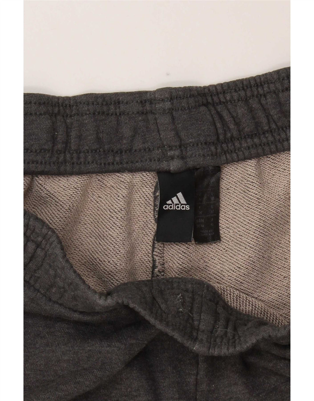 Ανδρικό γραφικό αθλητικό σορτς Adidas μεσαίο γκρι βαμβακερό