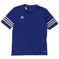 Adidas Boys Climalite T-Shirt Top 11-12 Years Large Blue Polyester