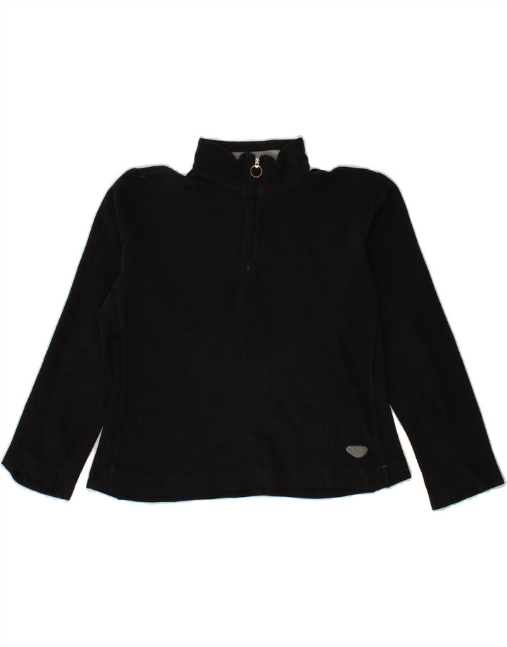 CHAMPION Womens Fleece Jumper UK 18 XL Black Polyester Vintage Champion and Second-Hand Champion from Messina Hembry 