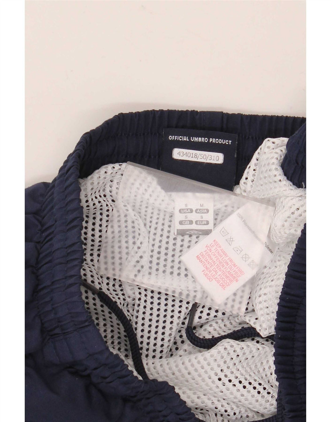 Ανδρικό αθλητικό σορτς Umbro Μικρό Navy Blue Polyester