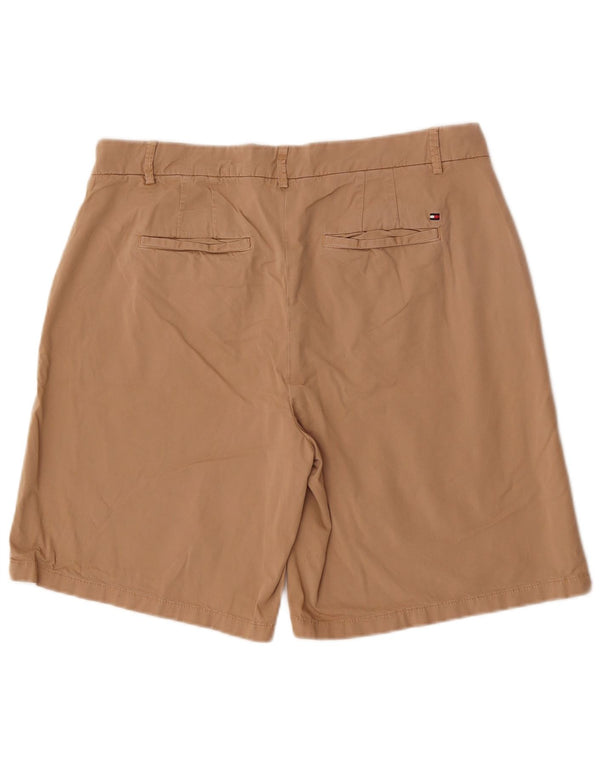 Tommy Hilfiger γυναικείο σορτς chino UK 16 μεγάλο W34 καφέ βαμβακερό