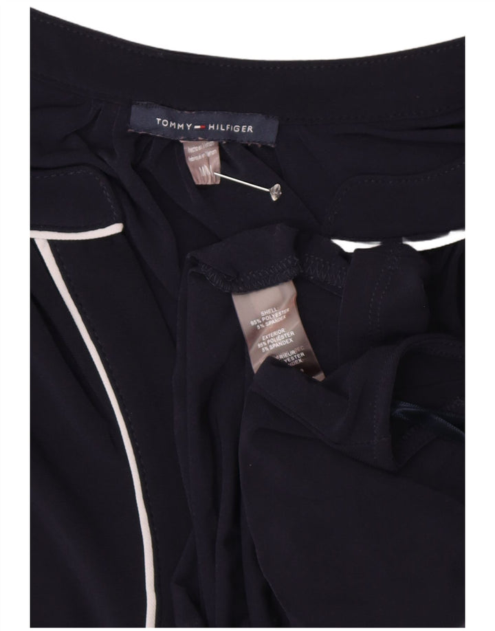 Γυναικεία μπλούζα TOMMY HILFIGER Top UK 14 Medium Navy Blue Polyester