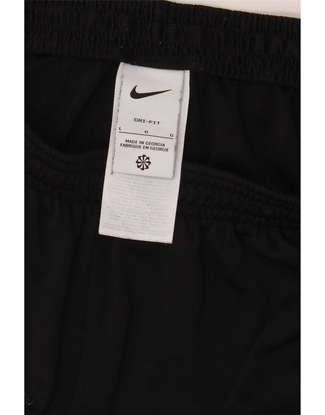 Ανδρική φόρμα φόρμας Nike Dri Fit Παντελόνι με μεγάλο μαύρο χρώμα από πολυεστέρα