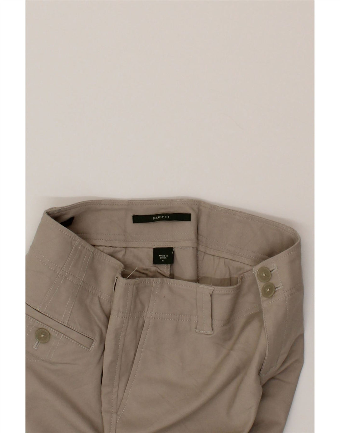 EDDIE BAUER Womens Blakely Fit Chino Trousers US 6 Medium W30 L31 Grey Vintage Eddie Bauer and Second-Hand Eddie Bauer from Messina Hembry 