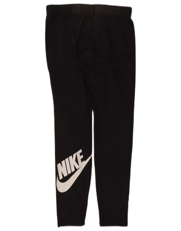 Γυναικεία γραφικά κολάν Nike UK 14 Μεγάλο μαύρο βαμβακερό