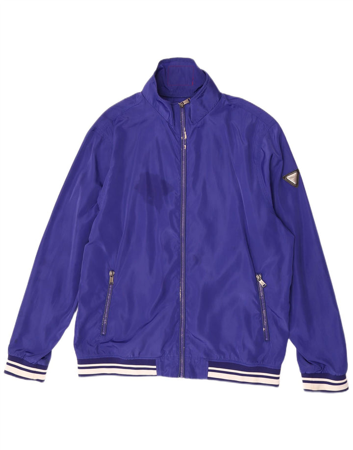 Ανδρική φόρμα Guess Top Jacket 2XL Blue Colourblock Polyester