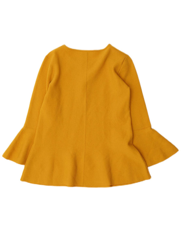 Luisa Spagnoli γυναικεία μπλούζα 3/4 μανίκια τοπ UK 10 Small Yellow