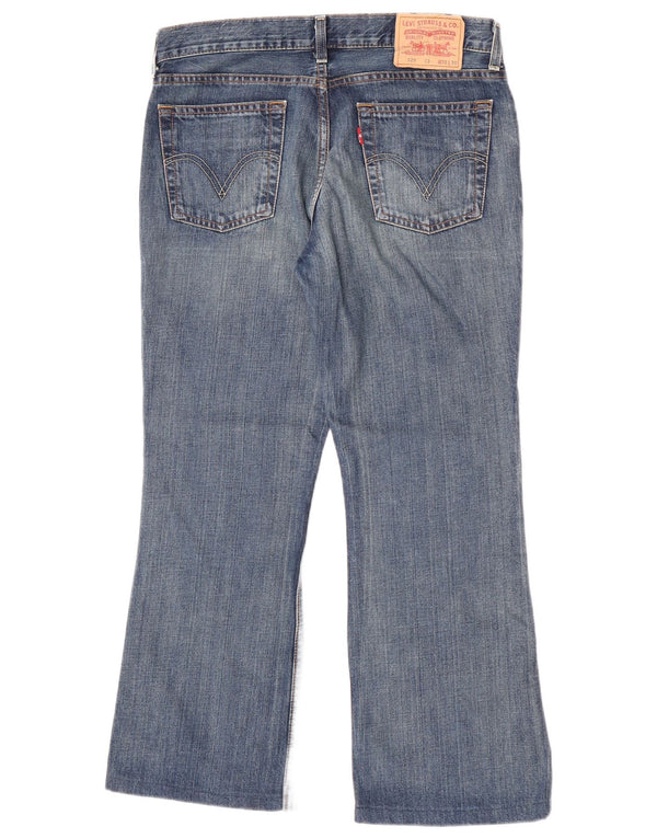 Levi's Womens 529 Flared Jeans W32 L27 Blue Cotton