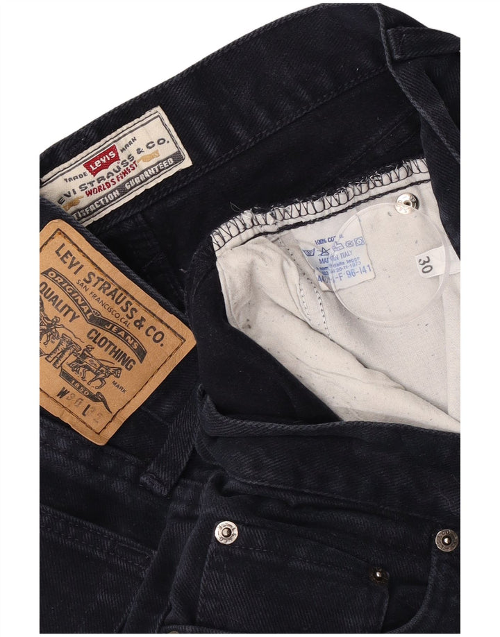 Ανδρικό τζιν Levi's Straight W30 L32 Navy Blue Cotton