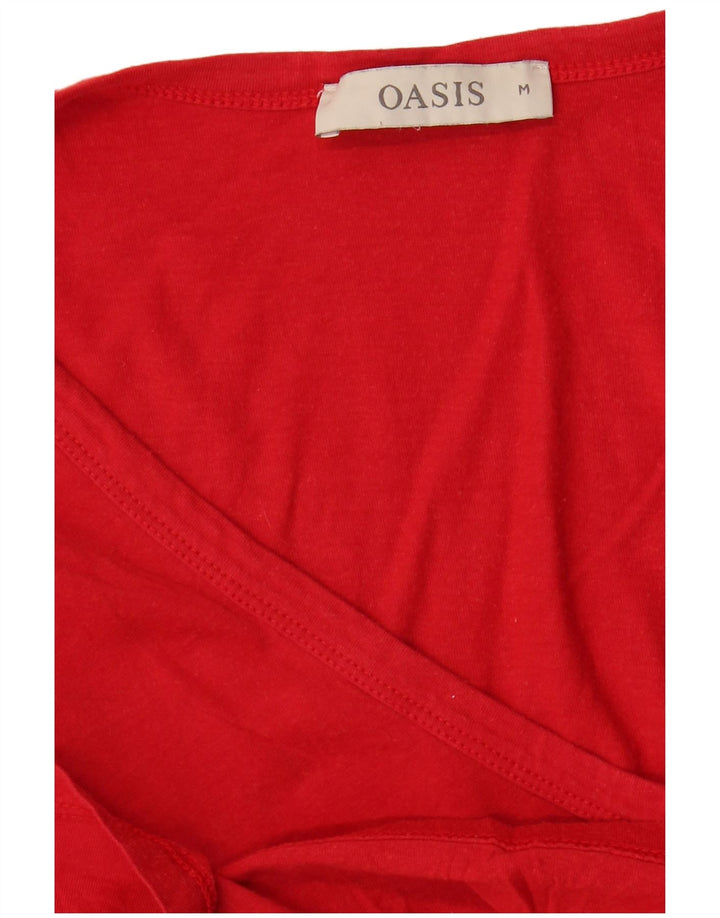 Γυναικείο T-Shirt OASIS Top UK 14 Medium Red