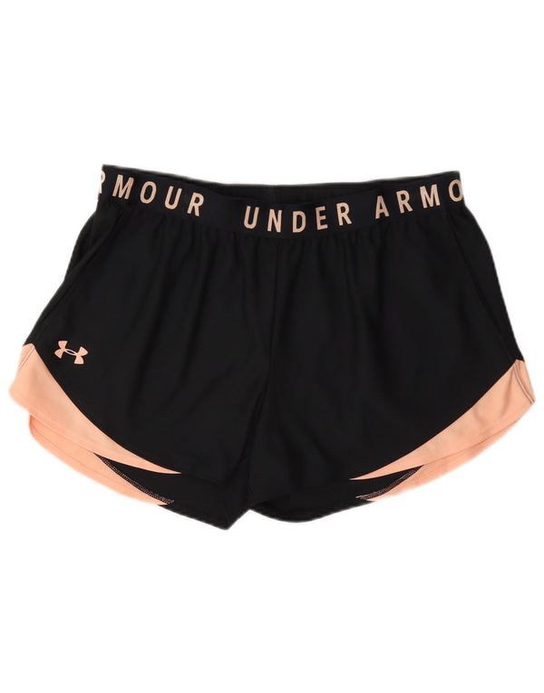 Under Armour Γυναικείο Αθλητικό Σορτς Γραφικό Heat Gear UK 16 μεγάλο μαύρο