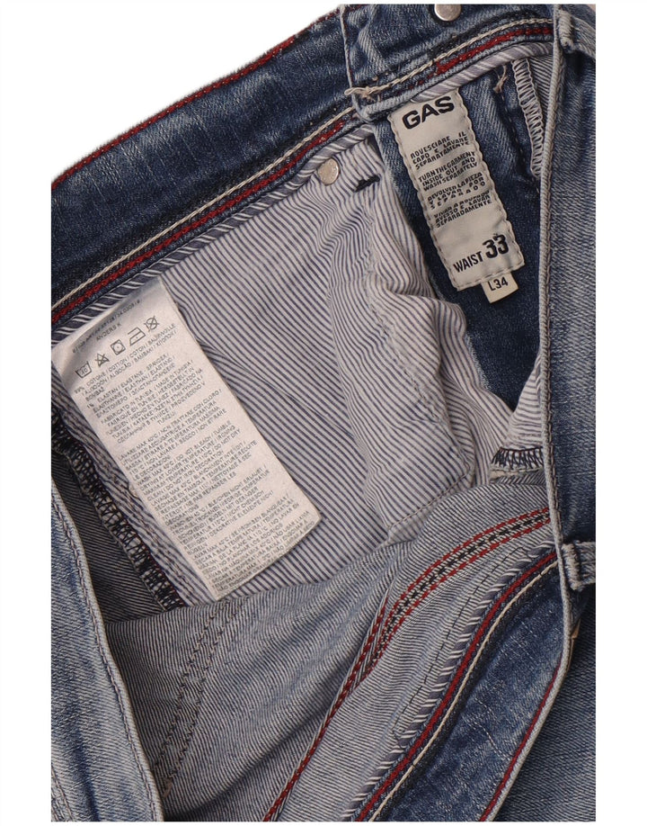 Ανδρικό τζιν Gas Anders Slim W33 L30 Blue Cotton