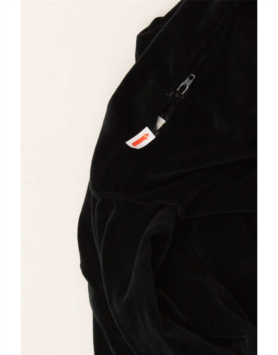 Γυναικείο φόρεμα με βελούδινη θήκη SISLEY UK 6 XS μαύρο βαμβακερό