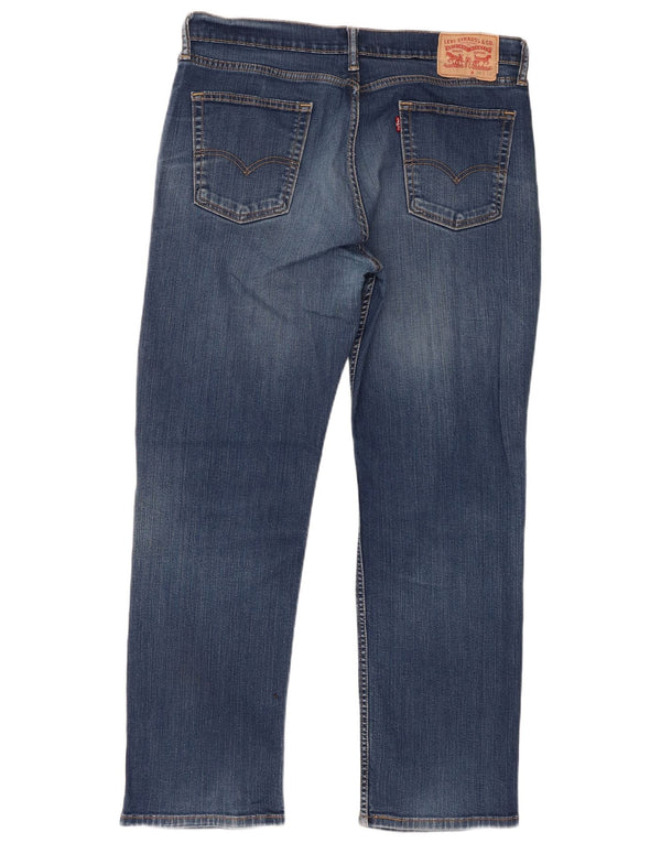 Levi's Mens 514 Straight Jeans W36 L32 Μπλε βαμβακερό