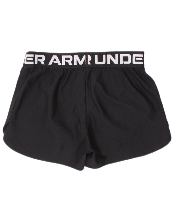Under Armour Girls Heat Gear Graphic Sport σορτς 9-10 ετών Μεσαίο μαύρο