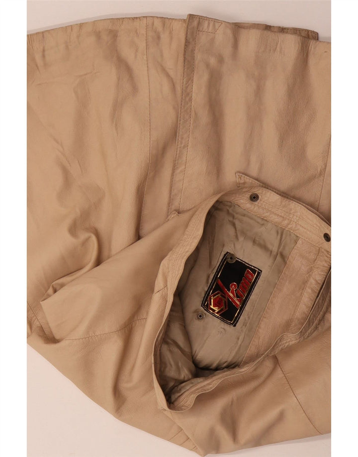 Γυναικεία Δερμάτινη Φούστα VINTAGE W30 Medium Beige