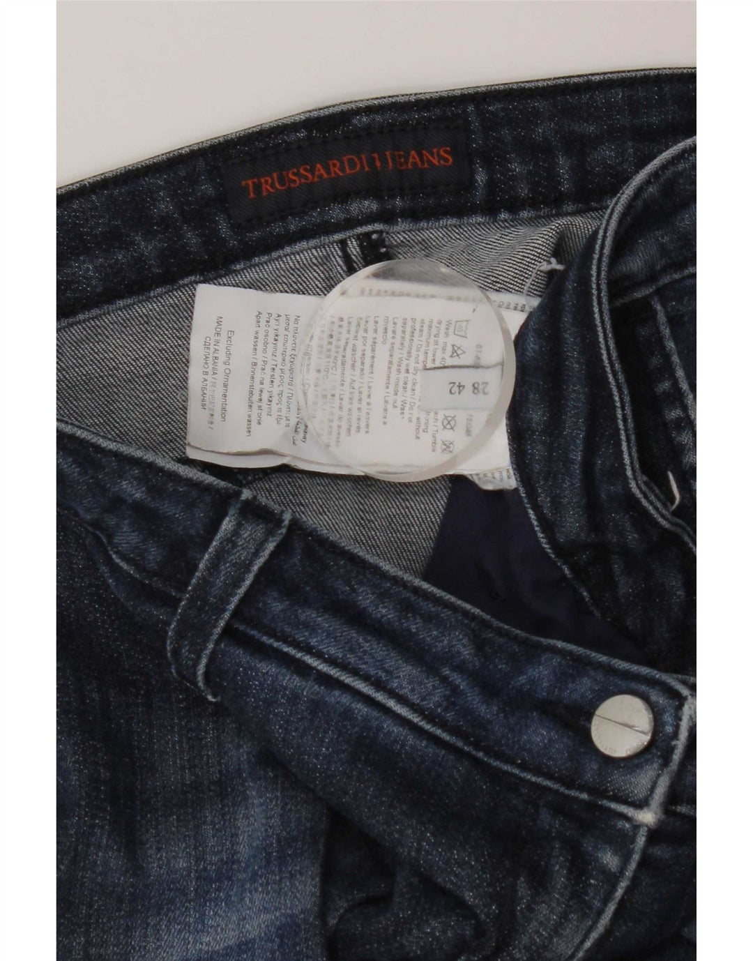 Trussardi Γυναικείο Slim Jeans W28 L28 Blue Cotton